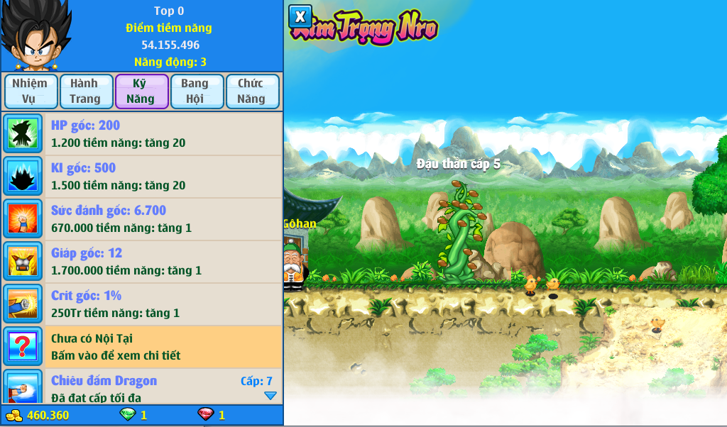 Nick Ngọc Rồng Online VIP giá rẻ, NickDaoQuan.Com, Shop Nick Ngọc Rồng