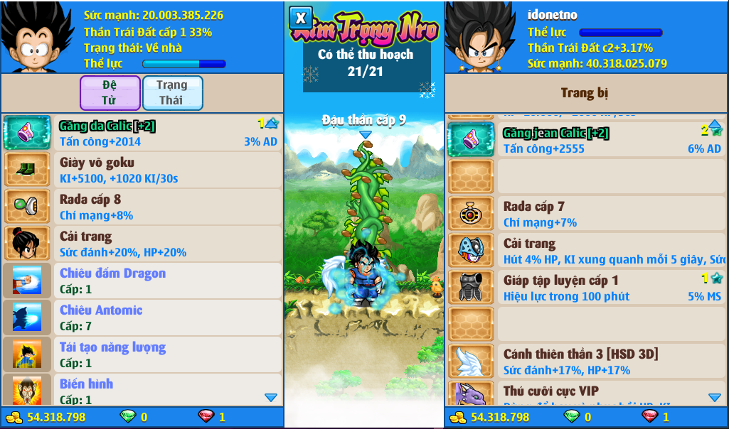 Nick Ngọc Rồng Online VIP giá rẻ, NickDaoQuan.Com, Shop Nick Ngọc Rồng