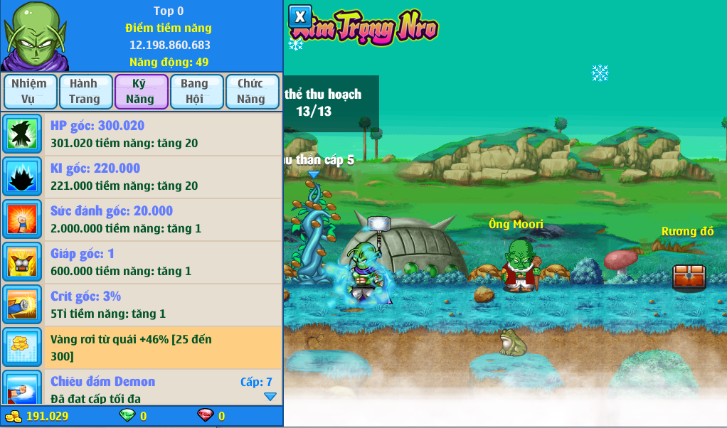 Nick Ngọc Rồng Online VIP giá rẻ, NickDaoQuan.Com, Shop Nick Ngọc Rồng