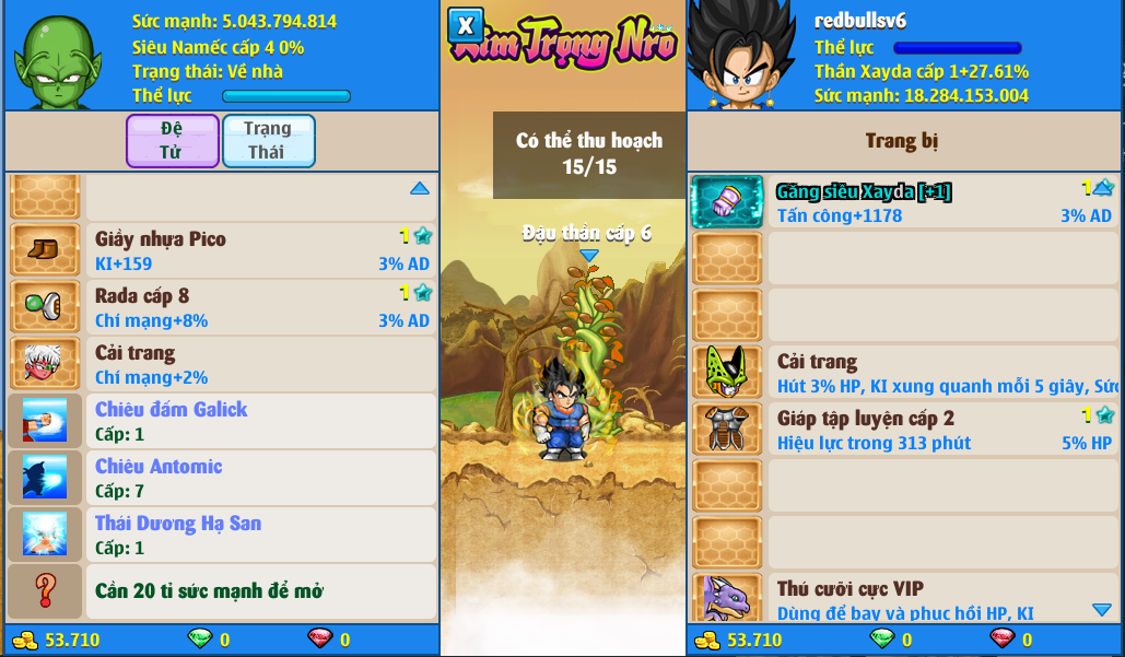 Nick Ngọc Rồng Online VIP giá rẻ, NickDaoQuan.Com, Shop Nick Ngọc Rồng