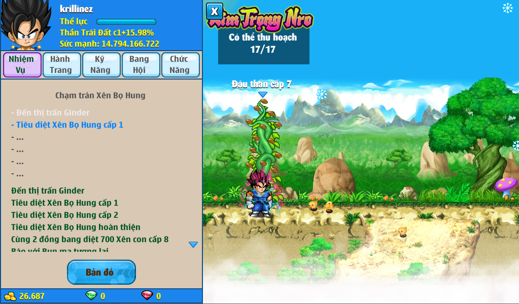 Nick Ngọc Rồng Online VIP giá rẻ, NickDaoQuan.Com, Shop Nick Ngọc Rồng