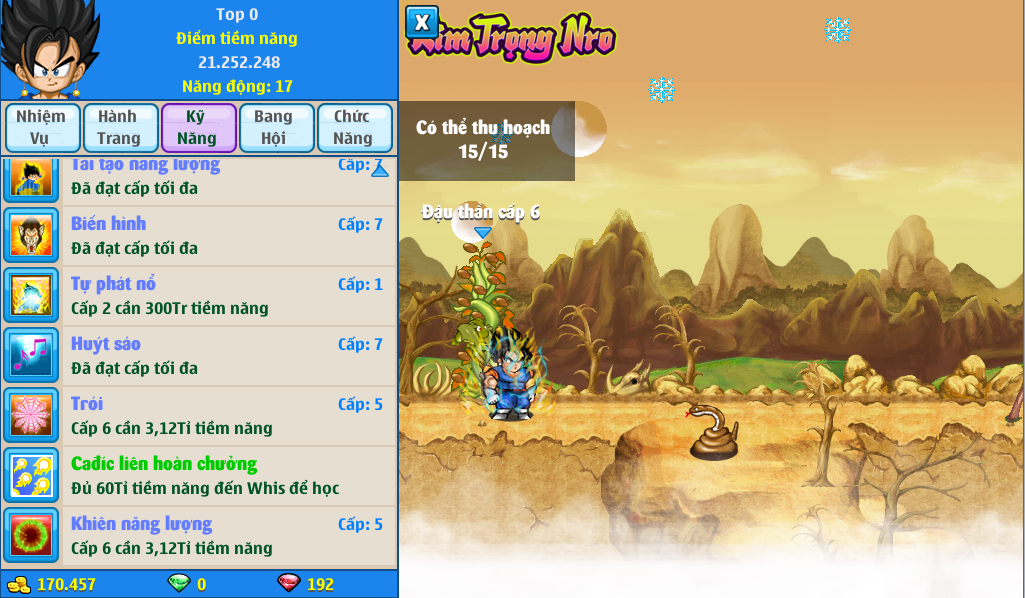 Nick Ngọc Rồng Online VIP giá rẻ, NickDaoQuan.Com, Shop Nick Ngọc Rồng