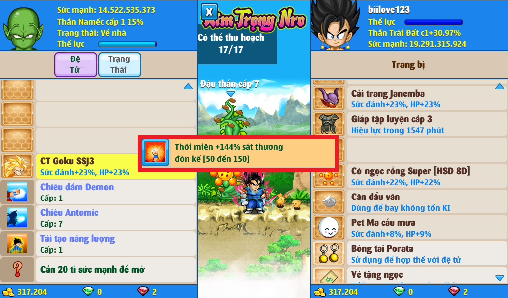 Nick Ngọc Rồng Online VIP giá rẻ, NickDaoQuan.Com, Shop Nick Ngọc Rồng