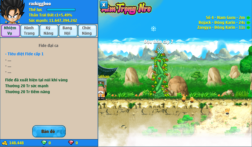 Nick Ngọc Rồng Online VIP giá rẻ, NickDaoQuan.Com, Shop Nick Ngọc Rồng