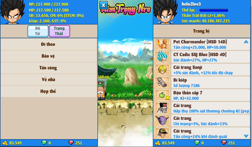 Nick Ngọc Rồng Online VIP giá rẻ, NickDaoQuan.Com, Shop Nick Ngọc Rồng