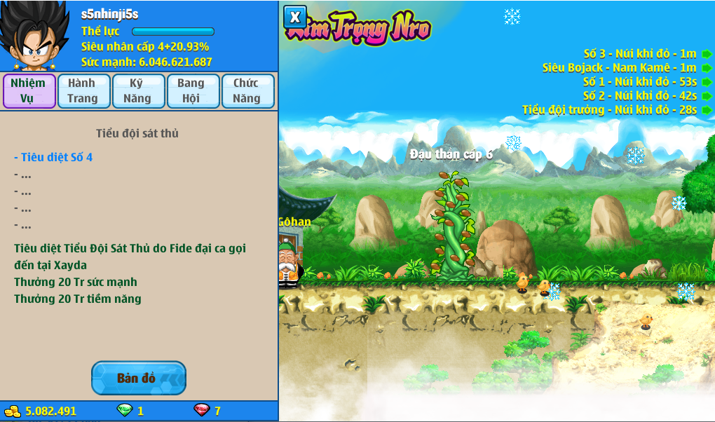 Nick Ngọc Rồng Online VIP giá rẻ, NickDaoQuan.Com, Shop Nick Ngọc Rồng