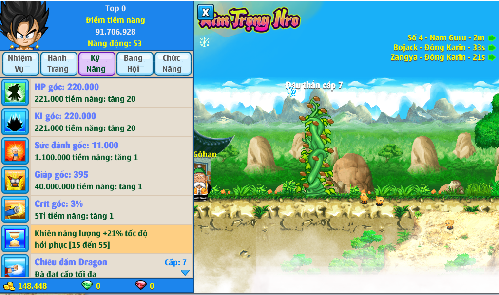 Nick Ngọc Rồng Online VIP giá rẻ, NickDaoQuan.Com, Shop Nick Ngọc Rồng