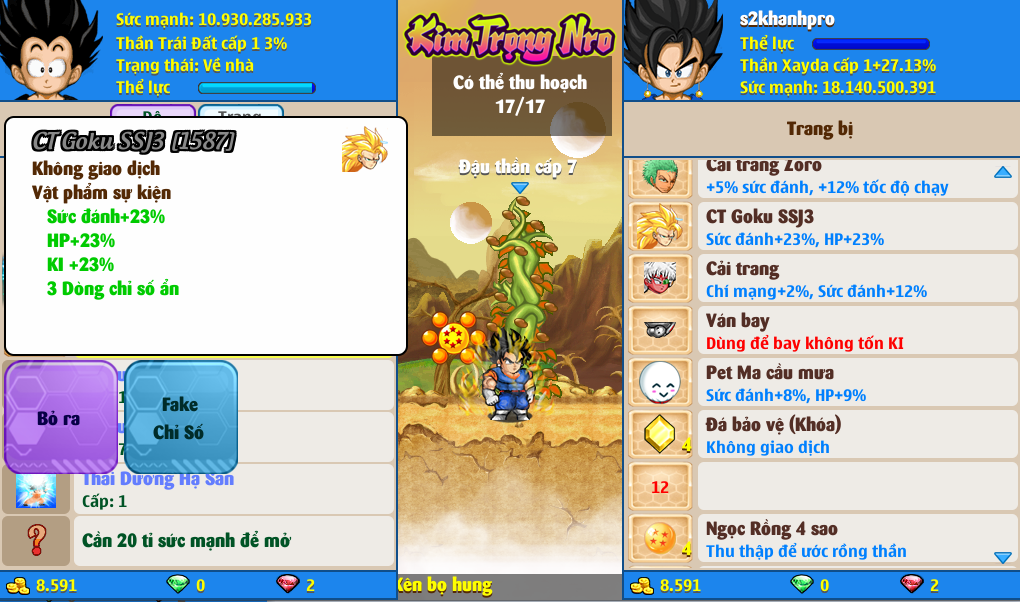 Nick Ngọc Rồng Online VIP giá rẻ, NickDaoQuan.Com, Shop Nick Ngọc Rồng