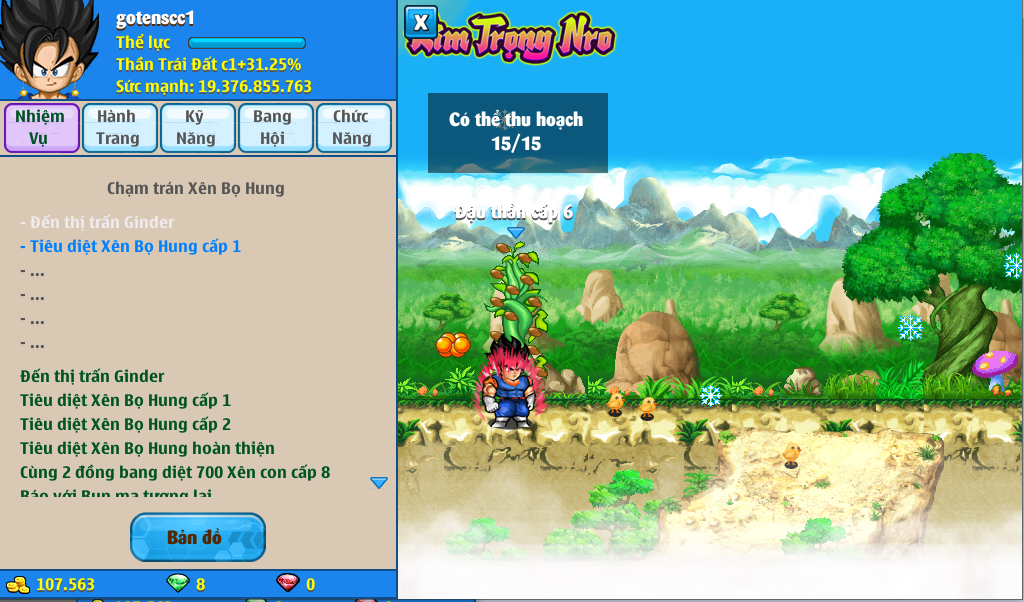 Nick Ngọc Rồng Online VIP giá rẻ, NickDaoQuan.Com, Shop Nick Ngọc Rồng