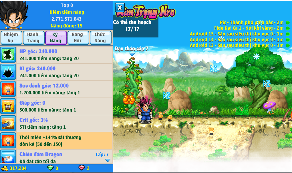 Nick Ngọc Rồng Online VIP giá rẻ, NickDaoQuan.Com, Shop Nick Ngọc Rồng