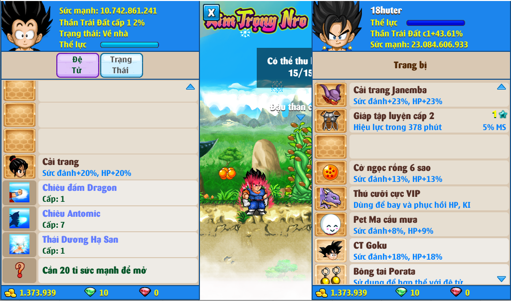 Nick Ngọc Rồng Online VIP giá rẻ, NickDaoQuan.Com, Shop Nick Ngọc Rồng