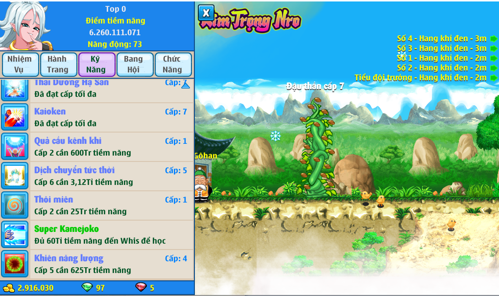 Nick Ngọc Rồng Online VIP giá rẻ, NickDaoQuan.Com, Shop Nick Ngọc Rồng