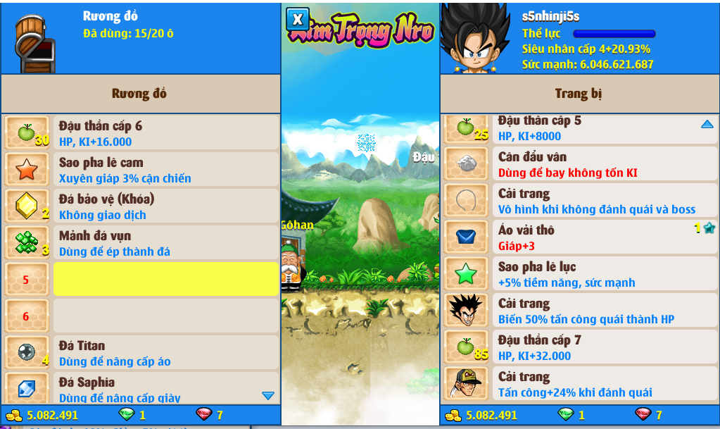 Nick Ngọc Rồng Online VIP giá rẻ, NickDaoQuan.Com, Shop Nick Ngọc Rồng