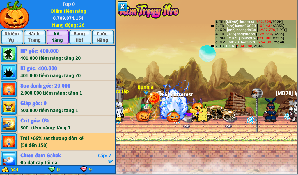 Nick Ngọc Rồng Online VIP giá rẻ, NickDaoQuan.Com, Shop Nick Ngọc Rồng