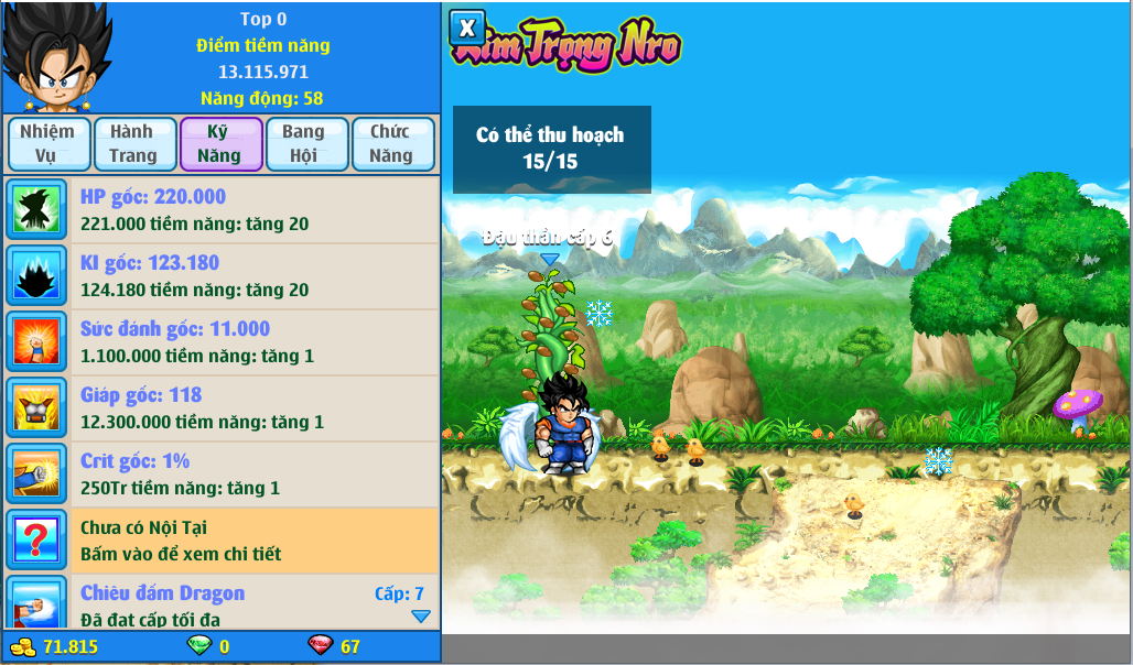 Nick Ngọc Rồng Online VIP giá rẻ, NickDaoQuan.Com, Shop Nick Ngọc Rồng