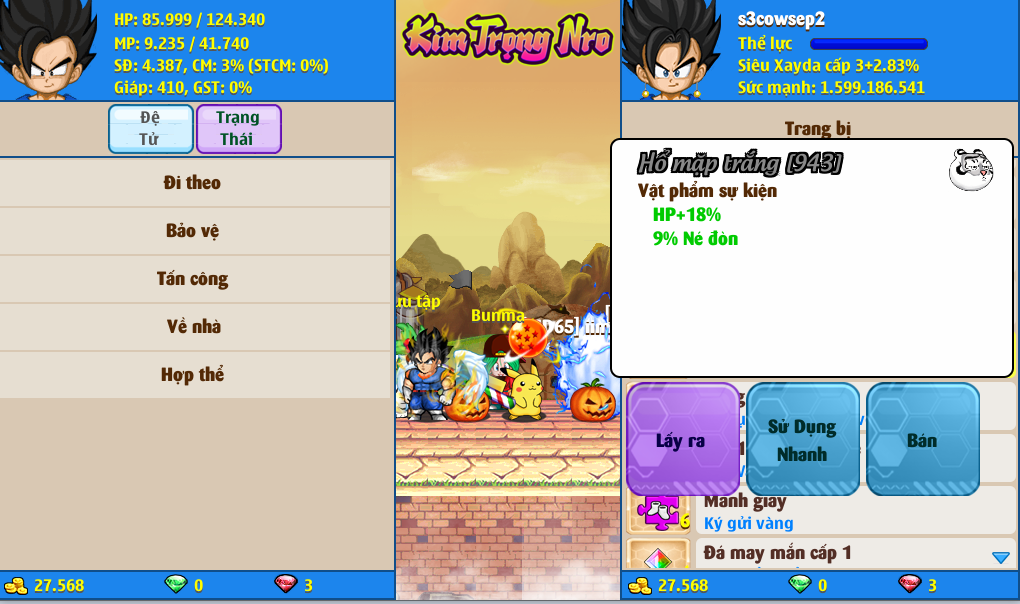 Nick Ngọc Rồng Online VIP giá rẻ, NickDaoQuan.Com, Shop Nick Ngọc Rồng