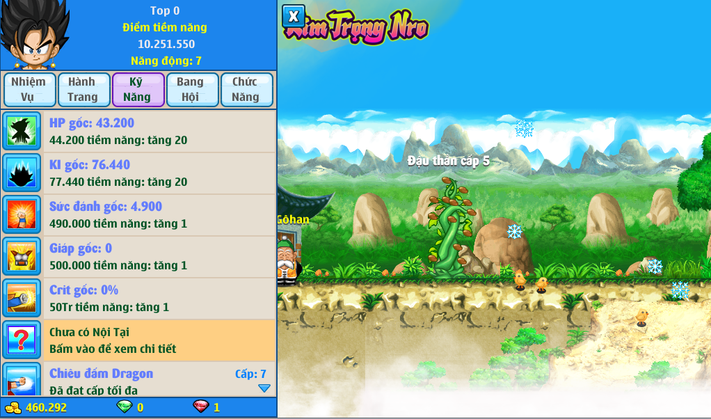 Nick Ngọc Rồng Online VIP giá rẻ, NickDaoQuan.Com, Shop Nick Ngọc Rồng