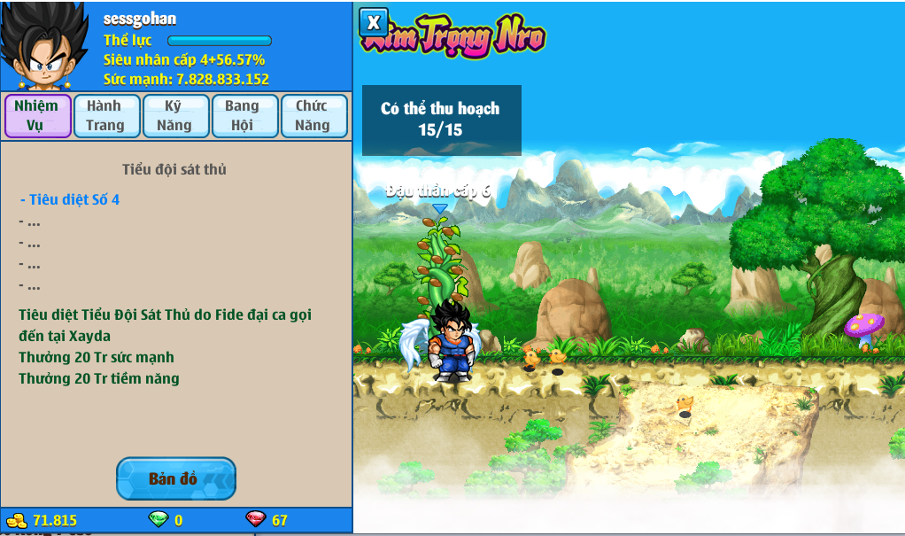 Nick Ngọc Rồng Online VIP giá rẻ, NickDaoQuan.Com, Shop Nick Ngọc Rồng