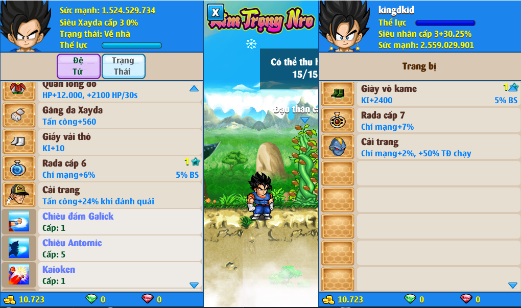 Nick Ngọc Rồng Online VIP giá rẻ, NickDaoQuan.Com, Shop Nick Ngọc Rồng