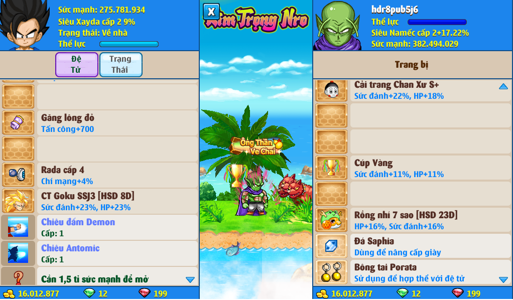 Nick Ngọc Rồng Online VIP giá rẻ, NickDaoQuan.Com, Shop Nick Ngọc Rồng