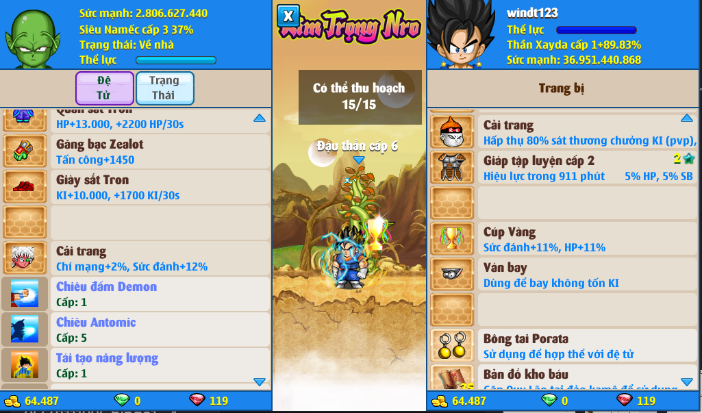 Nick Ngọc Rồng Online VIP giá rẻ, NickDaoQuan.Com, Shop Nick Ngọc Rồng