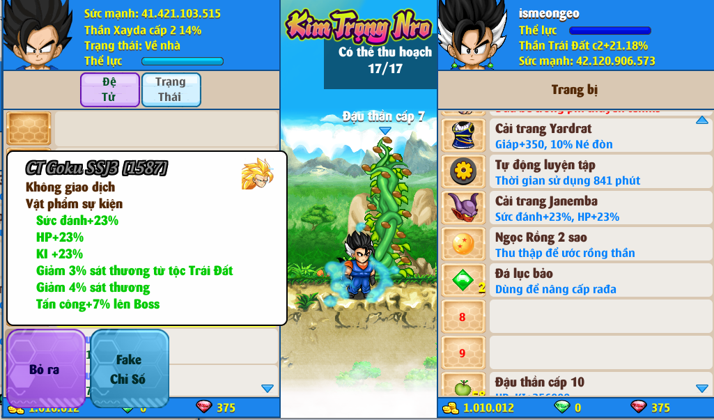 Nick Ngọc Rồng Online VIP giá rẻ, NickDaoQuan.Com, Shop Nick Ngọc Rồng