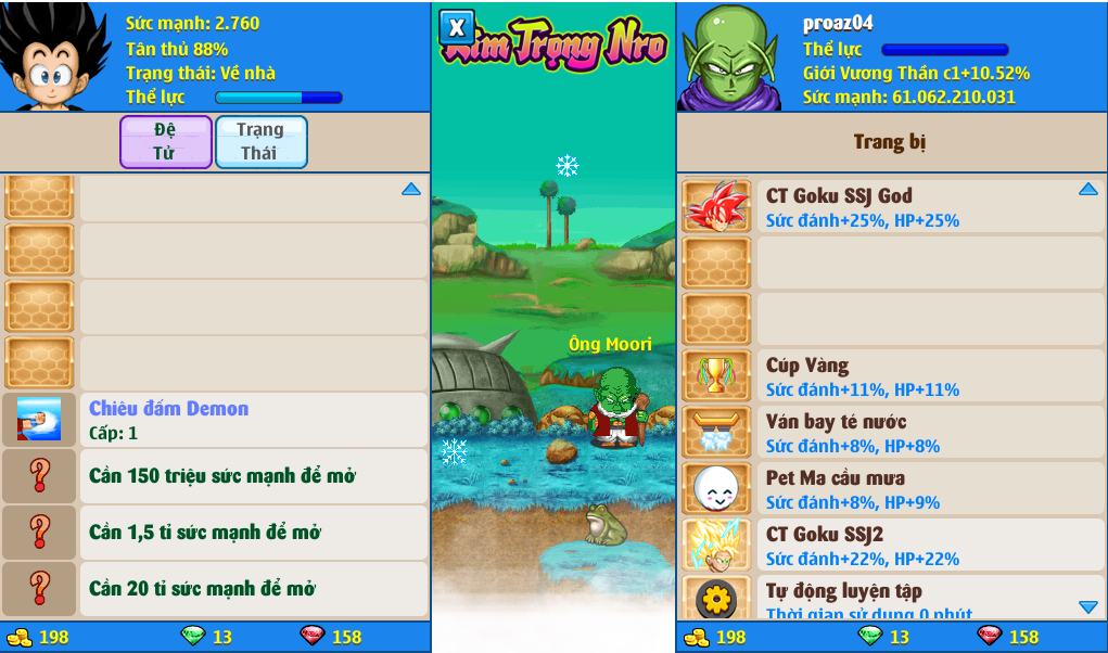 Nick Ngọc Rồng Online VIP giá rẻ, NickDaoQuan.Com, Shop Nick Ngọc Rồng