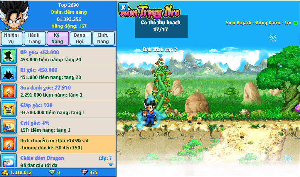 Nick Ngọc Rồng Online VIP giá rẻ, NickDaoQuan.Com, Shop Nick Ngọc Rồng