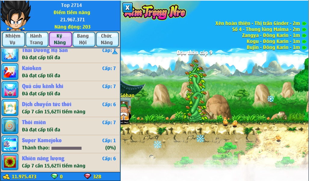 Nick Ngọc Rồng Online VIP giá rẻ, NickDaoQuan.Com, Shop Nick Ngọc Rồng