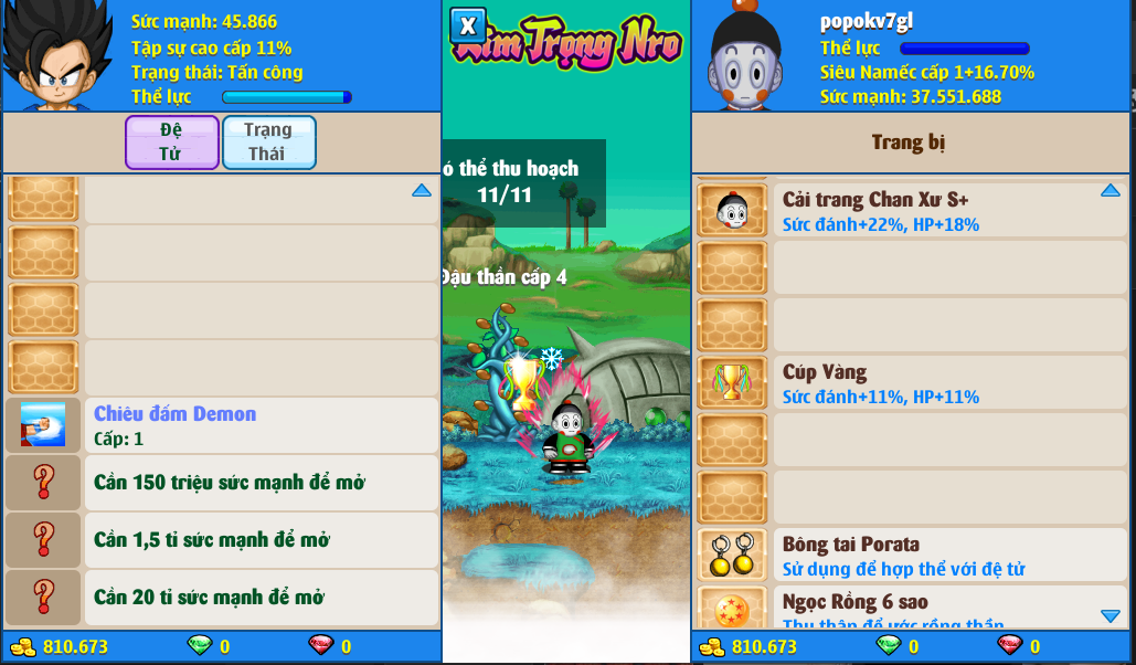 Nick Ngọc Rồng Online VIP giá rẻ, NickDaoQuan.Com, Shop Nick Ngọc Rồng