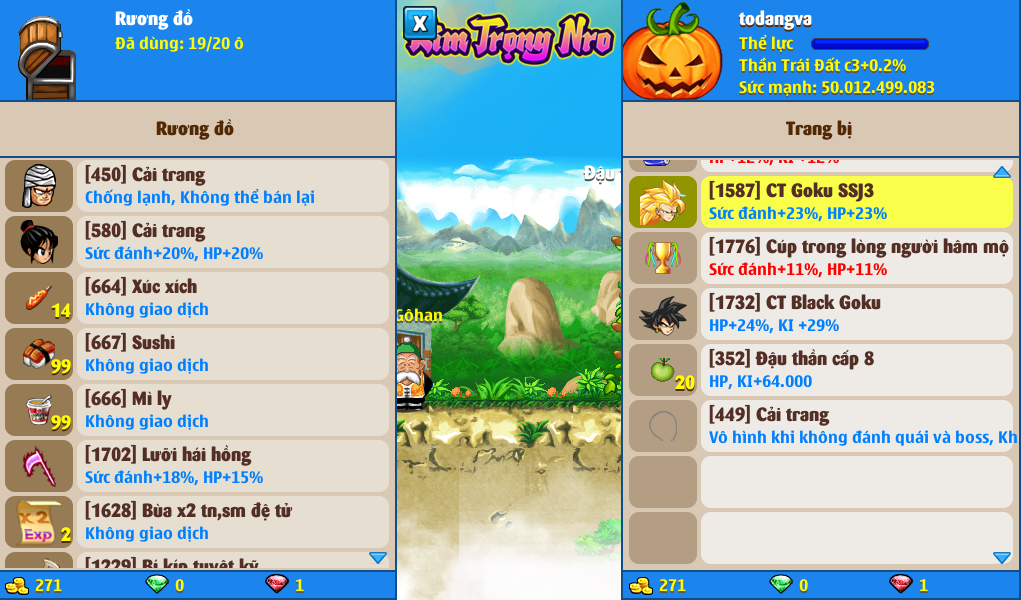 Nick Ngọc Rồng Online VIP giá rẻ, NickDaoQuan.Com, Shop Nick Ngọc Rồng