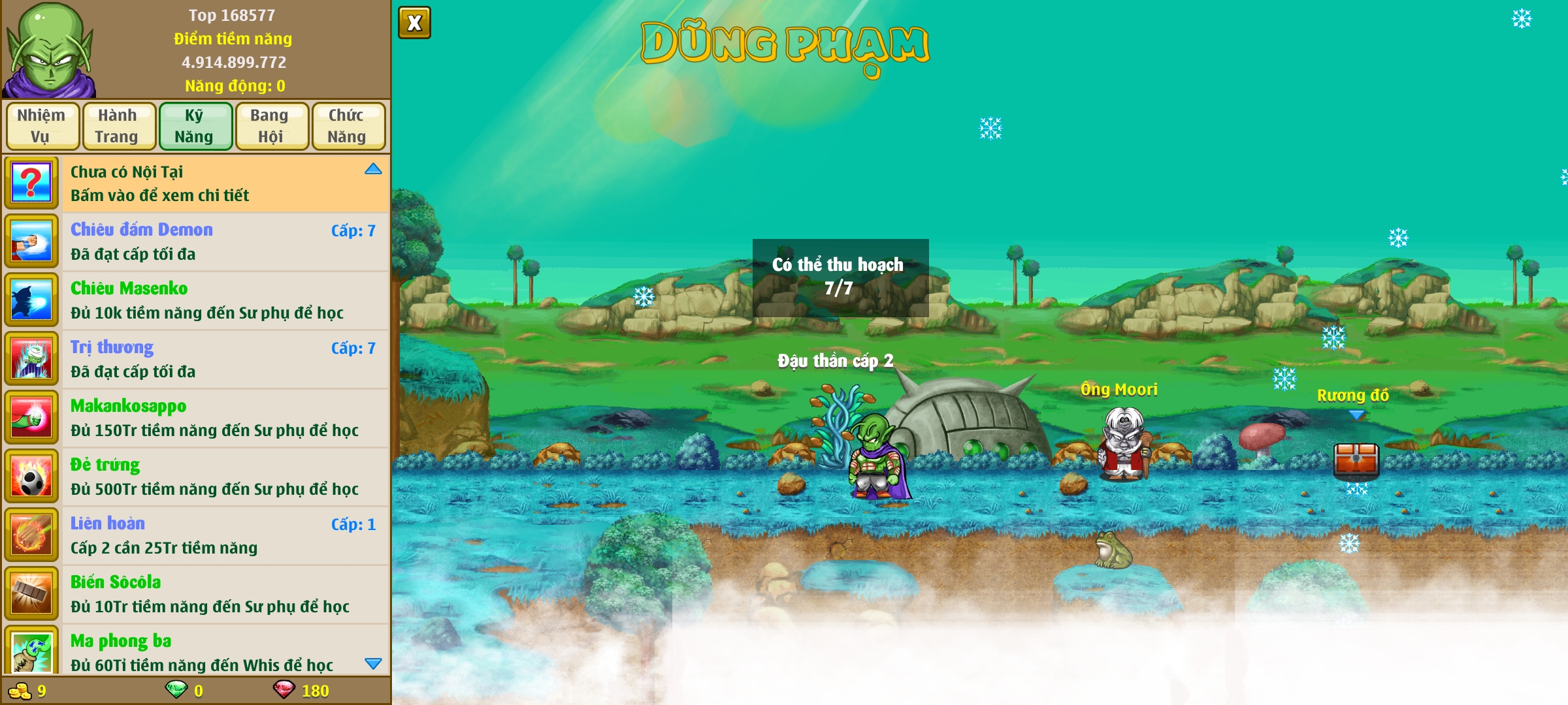 Nick Ngọc Rồng Online VIP giá rẻ, NickDaoQuan.Com, Shop Nick Ngọc Rồng