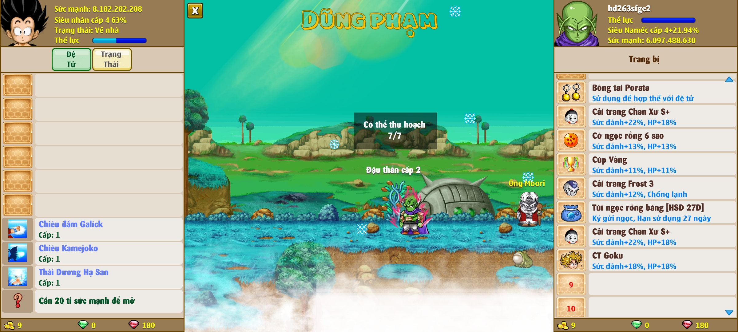 Nick Ngọc Rồng Online VIP giá rẻ, NickDaoQuan.Com, Shop Nick Ngọc Rồng