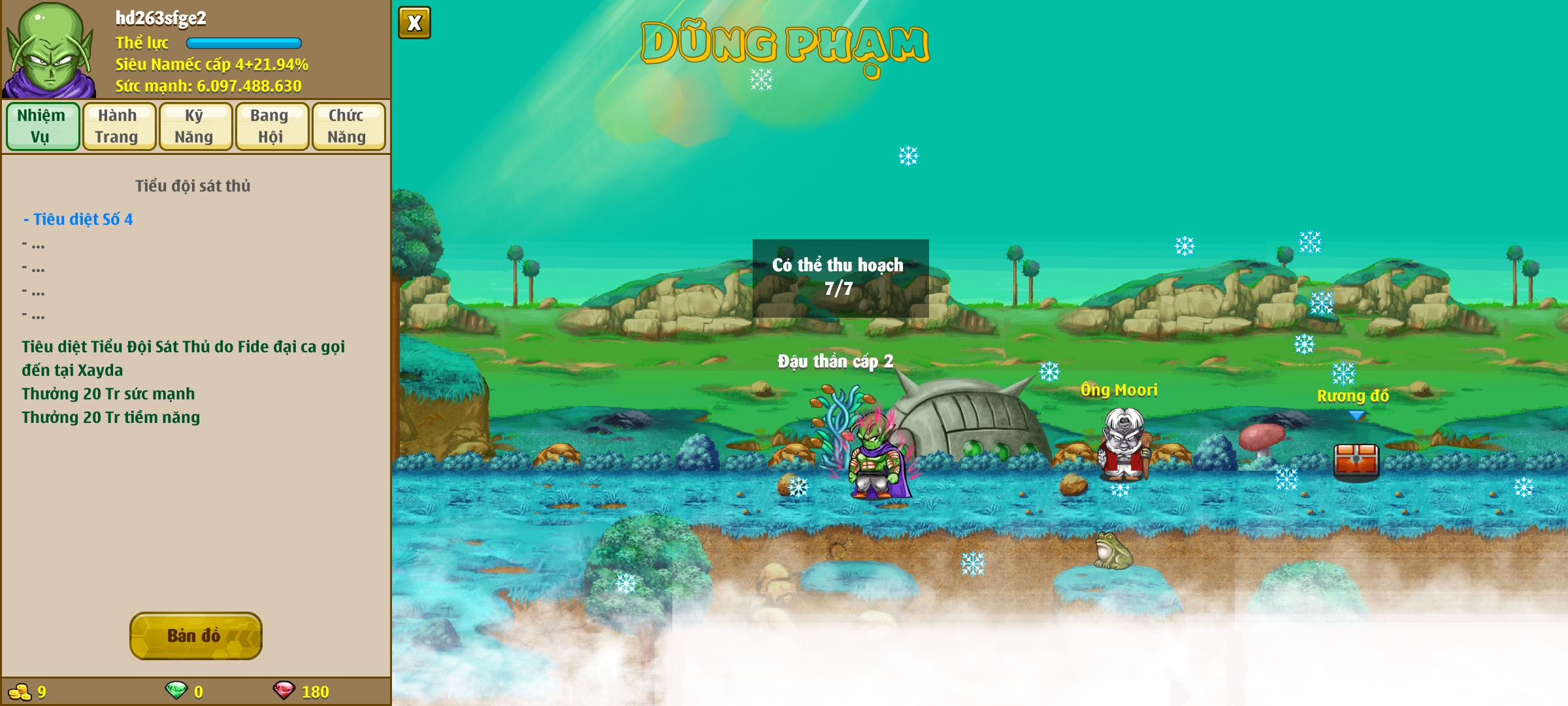 Nick Ngọc Rồng Online VIP giá rẻ, NickDaoQuan.Com, Shop Nick Ngọc Rồng