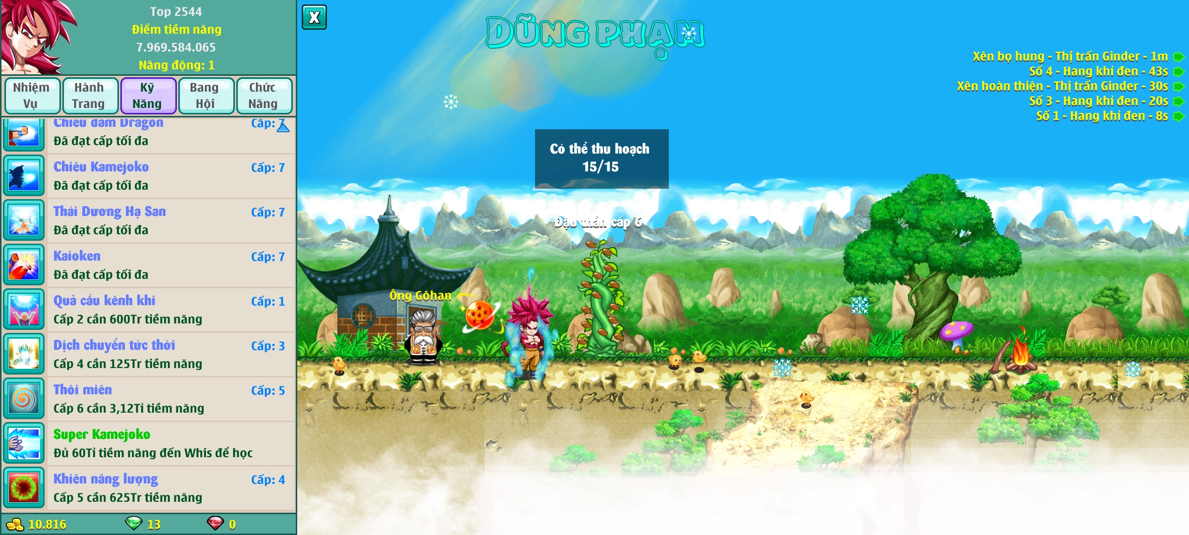 Nick Ngọc Rồng Online VIP giá rẻ, NickDaoQuan.Com, Shop Nick Ngọc Rồng