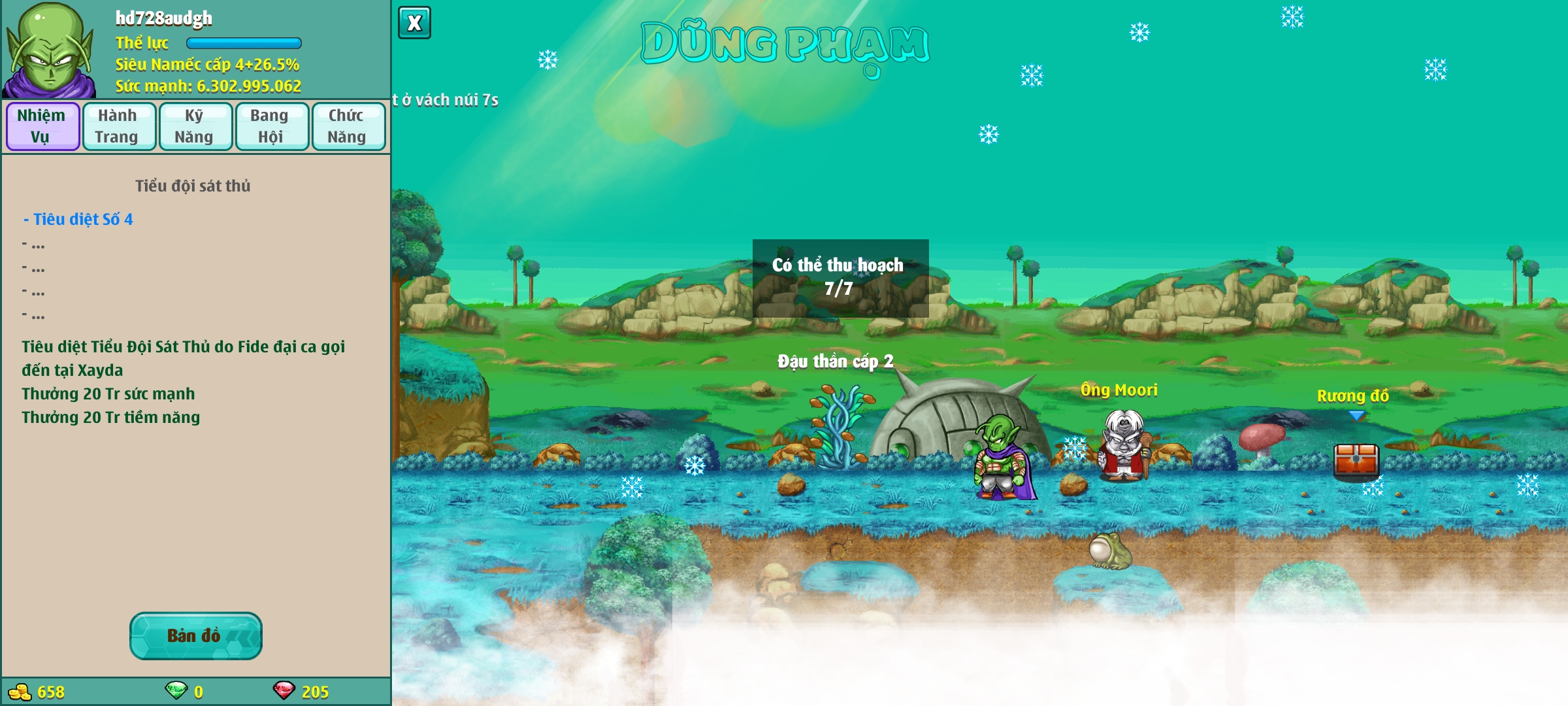 Nick Ngọc Rồng Online VIP giá rẻ, NickDaoQuan.Com, Shop Nick Ngọc Rồng