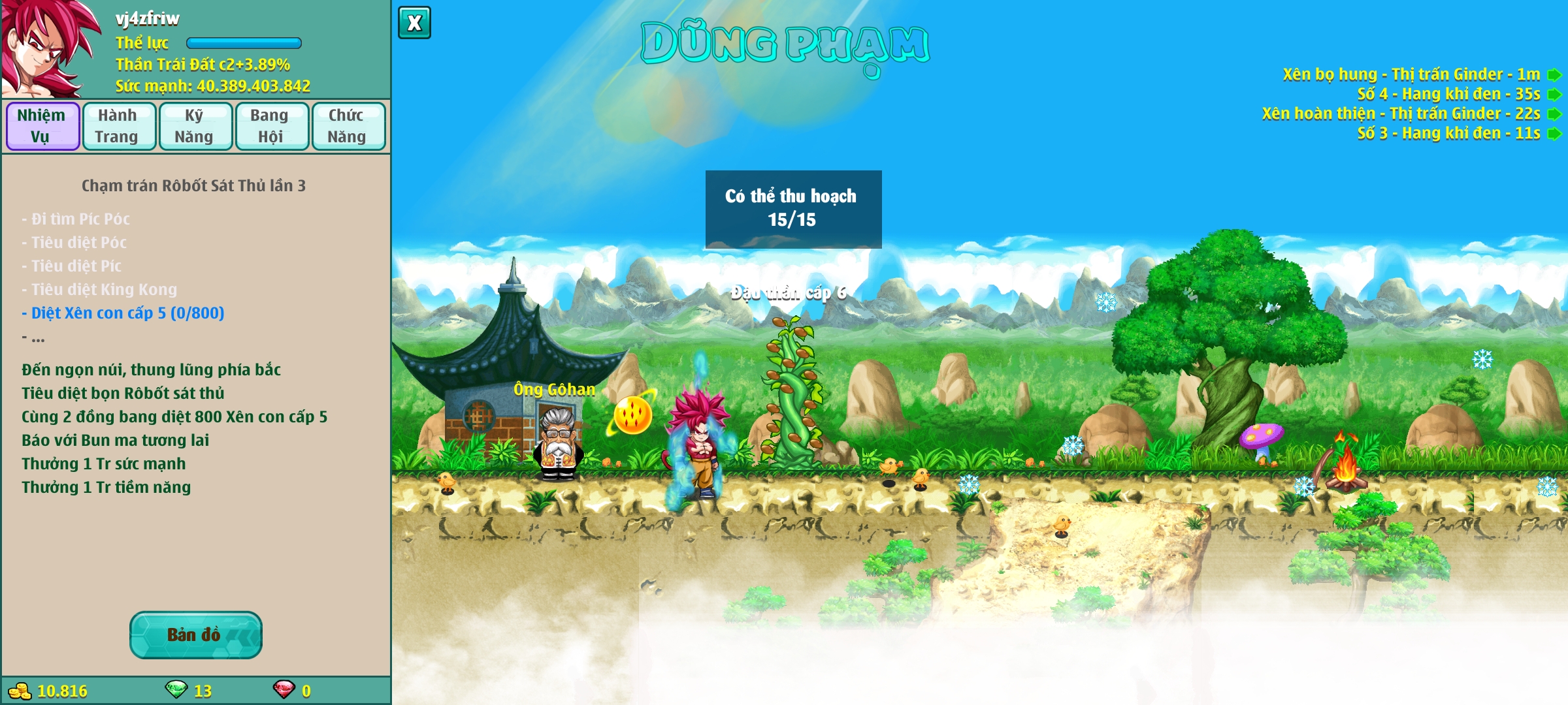 Nick Ngọc Rồng Online VIP giá rẻ, NickDaoQuan.Com, Shop Nick Ngọc Rồng