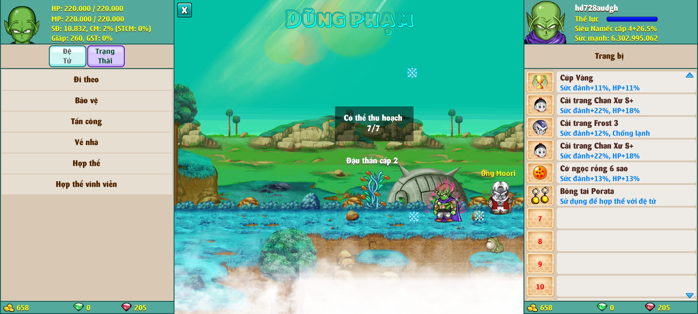 Nick Ngọc Rồng Online VIP giá rẻ, NickDaoQuan.Com, Shop Nick Ngọc Rồng