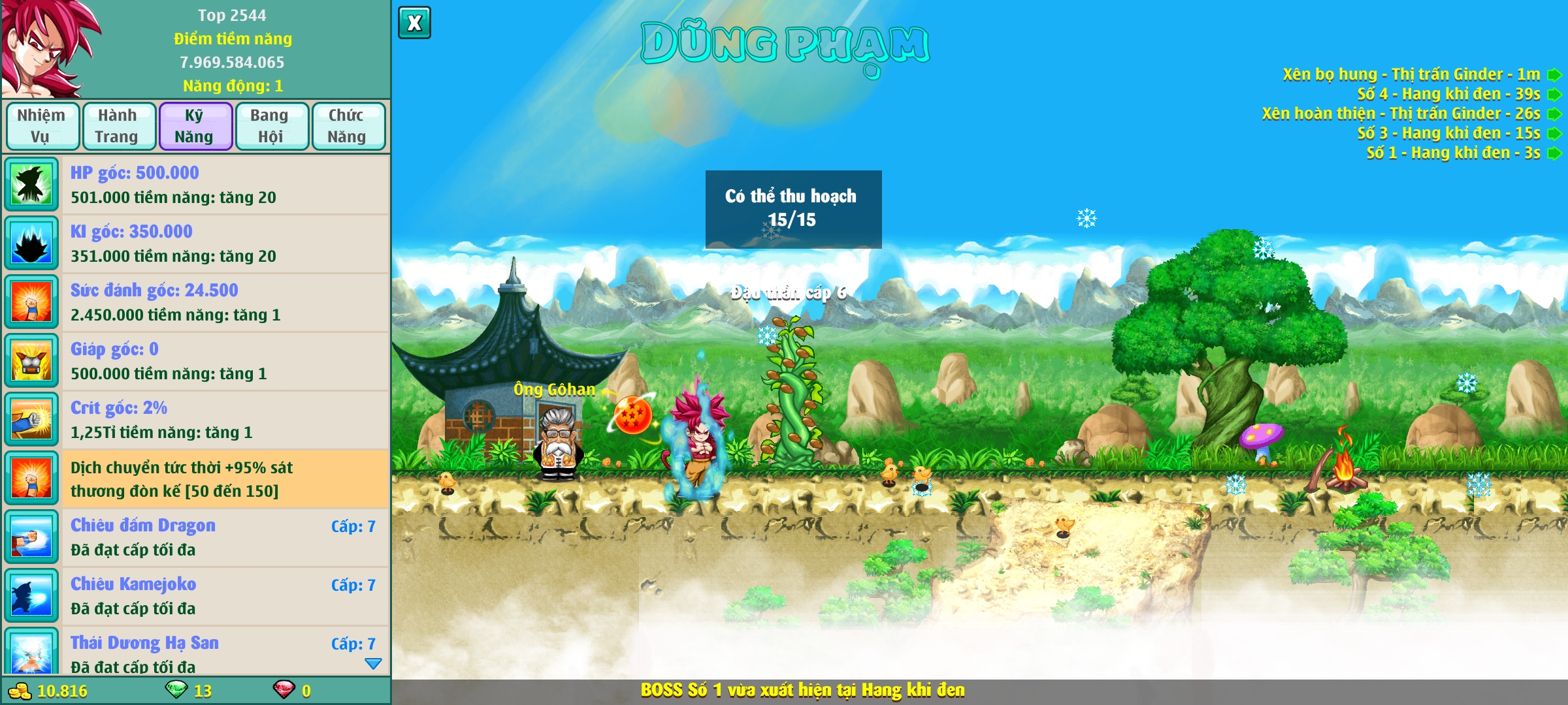 Nick Ngọc Rồng Online VIP giá rẻ, NickDaoQuan.Com, Shop Nick Ngọc Rồng