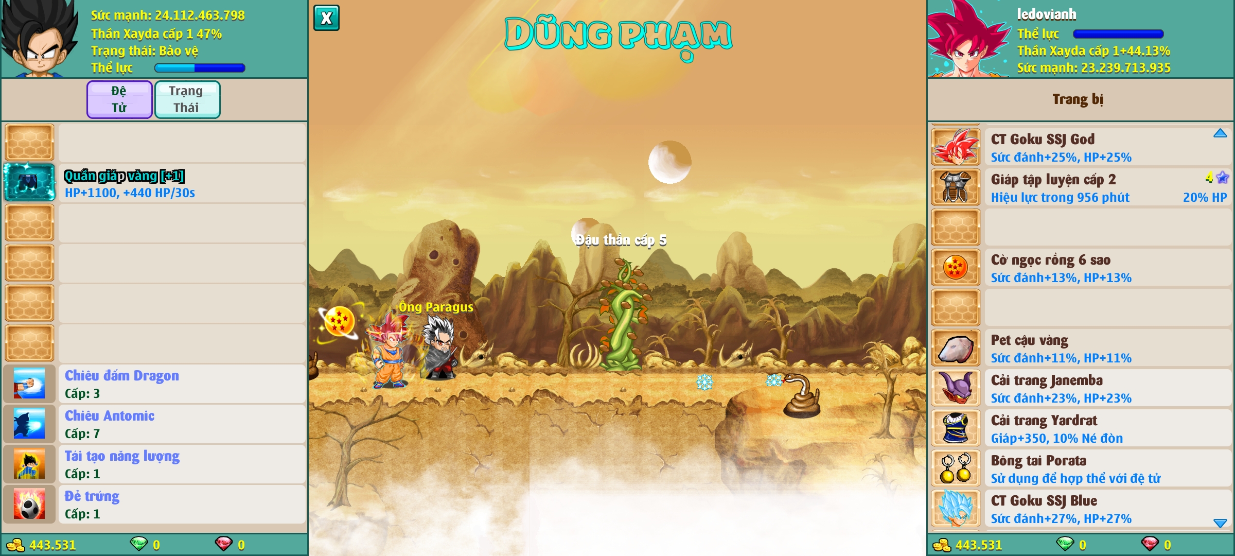 Nick Ngọc Rồng Online VIP giá rẻ, NickDaoQuan.Com, Shop Nick Ngọc Rồng