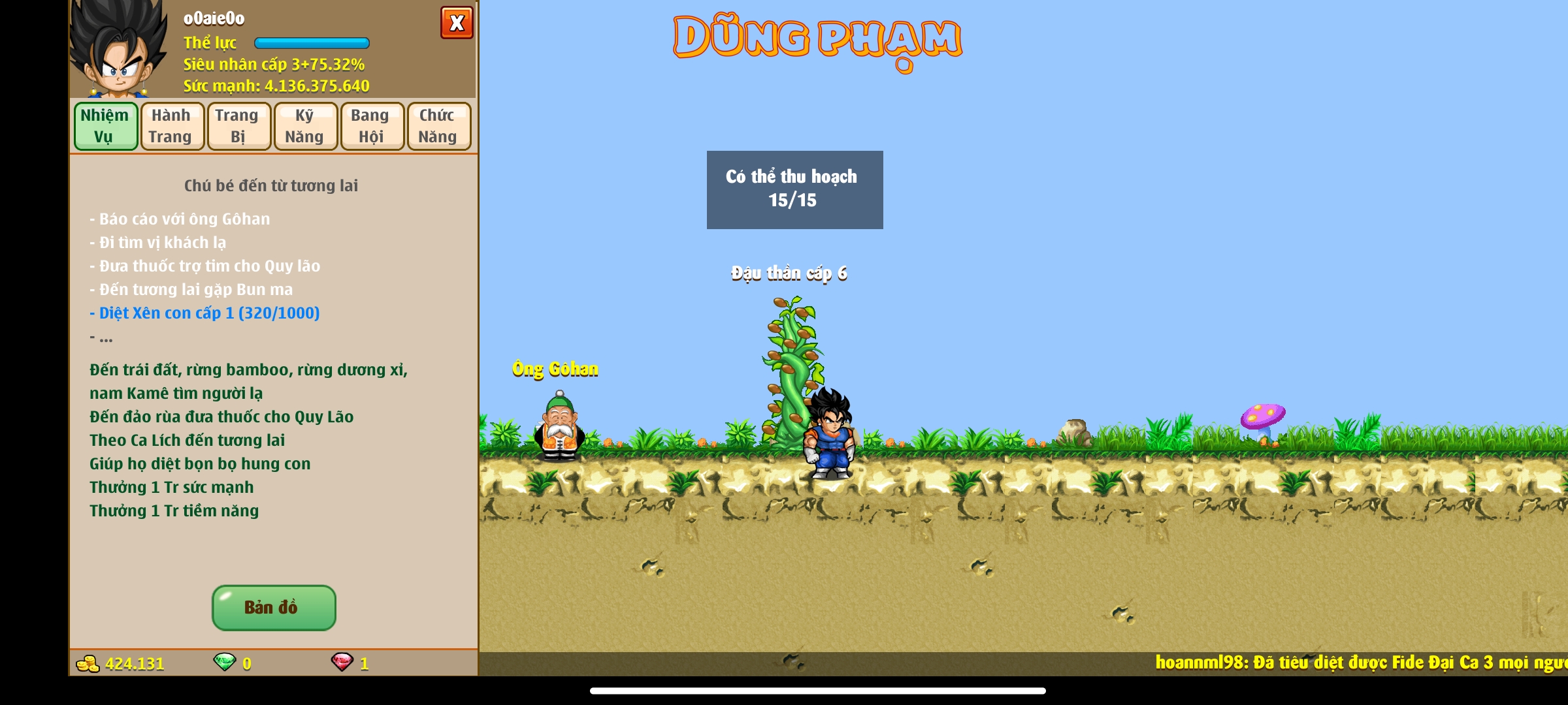 Nick Ngọc Rồng Online VIP giá rẻ, NickDaoquan.Vn, Shop Nick Ngọc Rồng