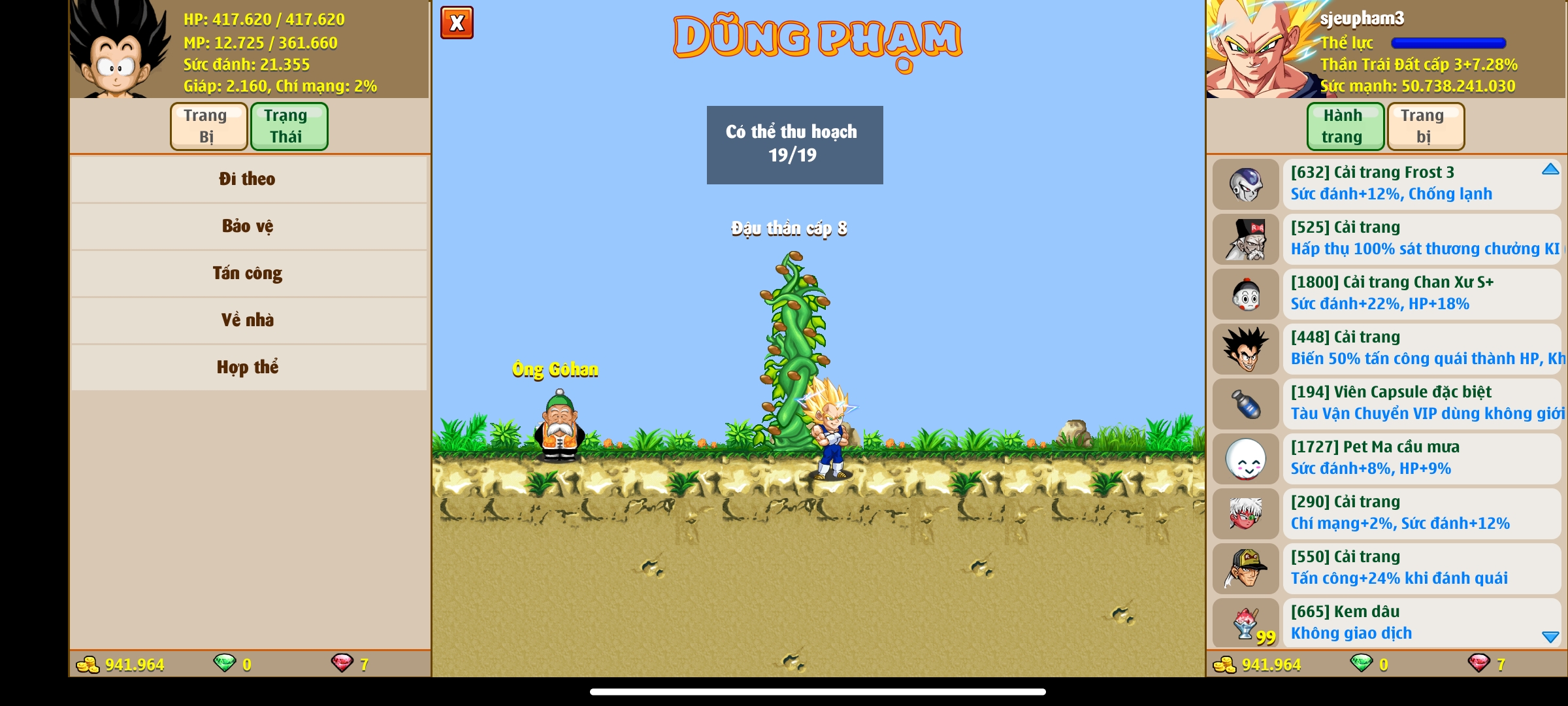 Nick Ngọc Rồng Online VIP giá rẻ, NickDaoquan.Vn, Shop Nick Ngọc Rồng