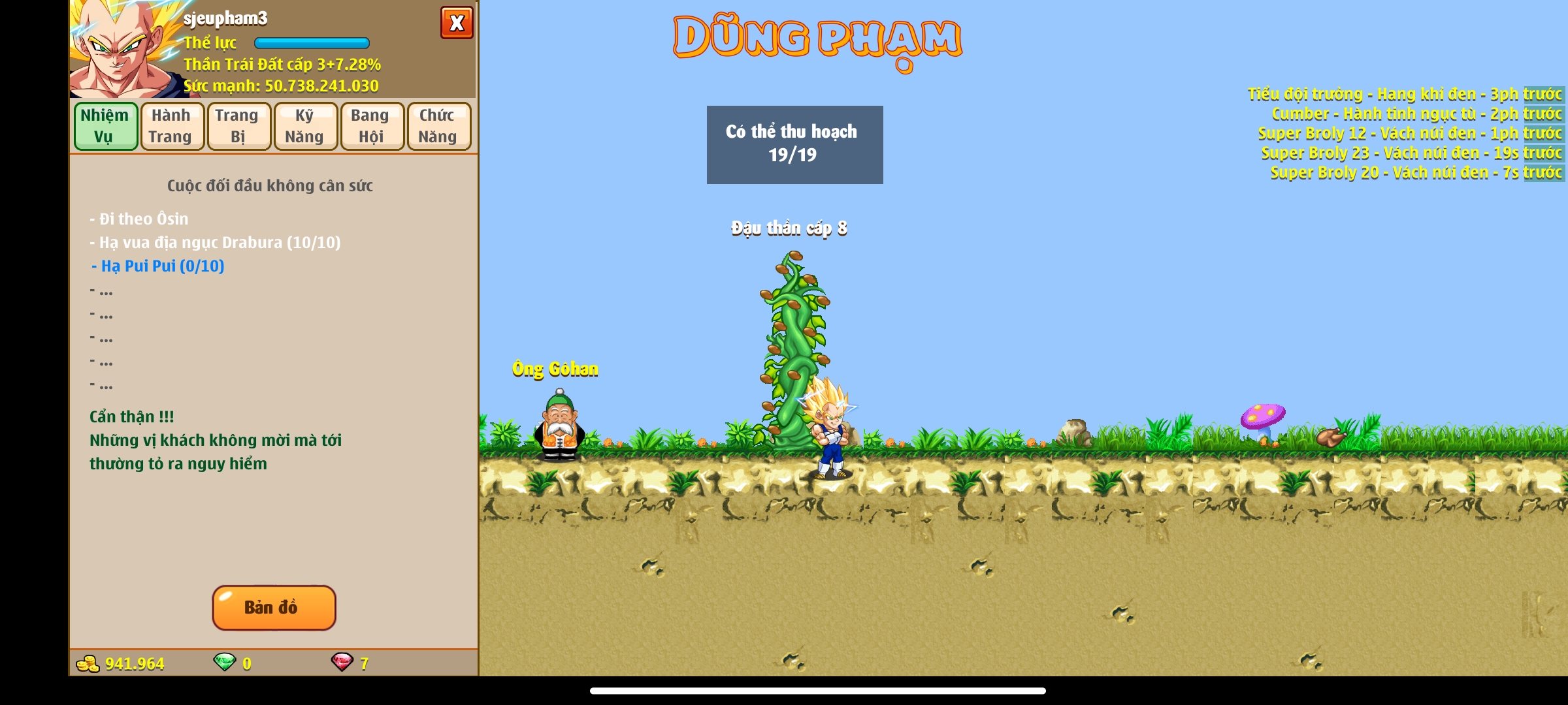 Nick Ngọc Rồng Online VIP giá rẻ, NickDaoquan.Vn, Shop Nick Ngọc Rồng