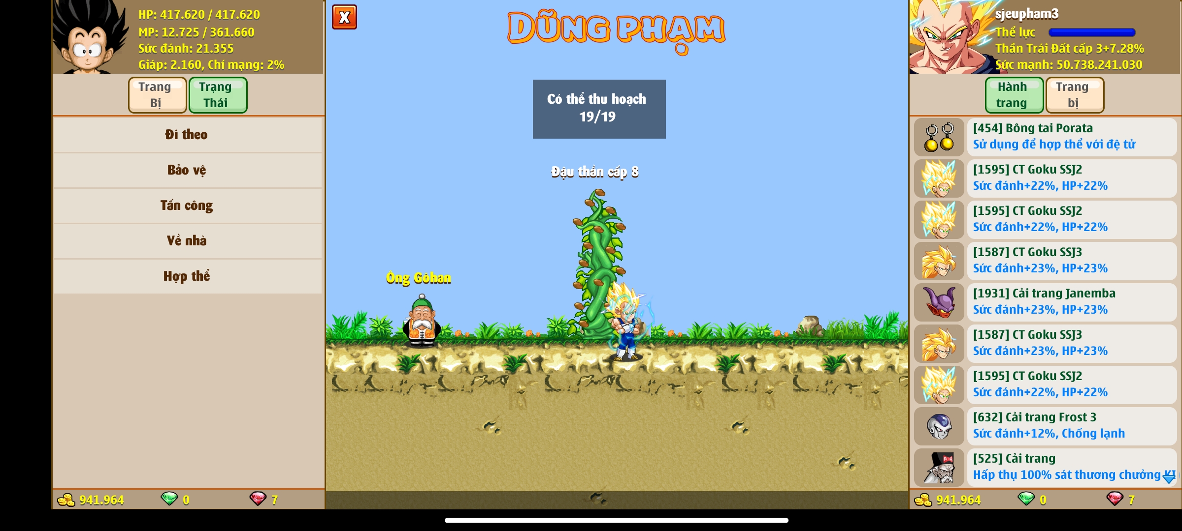 Nick Ngọc Rồng Online VIP giá rẻ, NickDaoquan.Vn, Shop Nick Ngọc Rồng