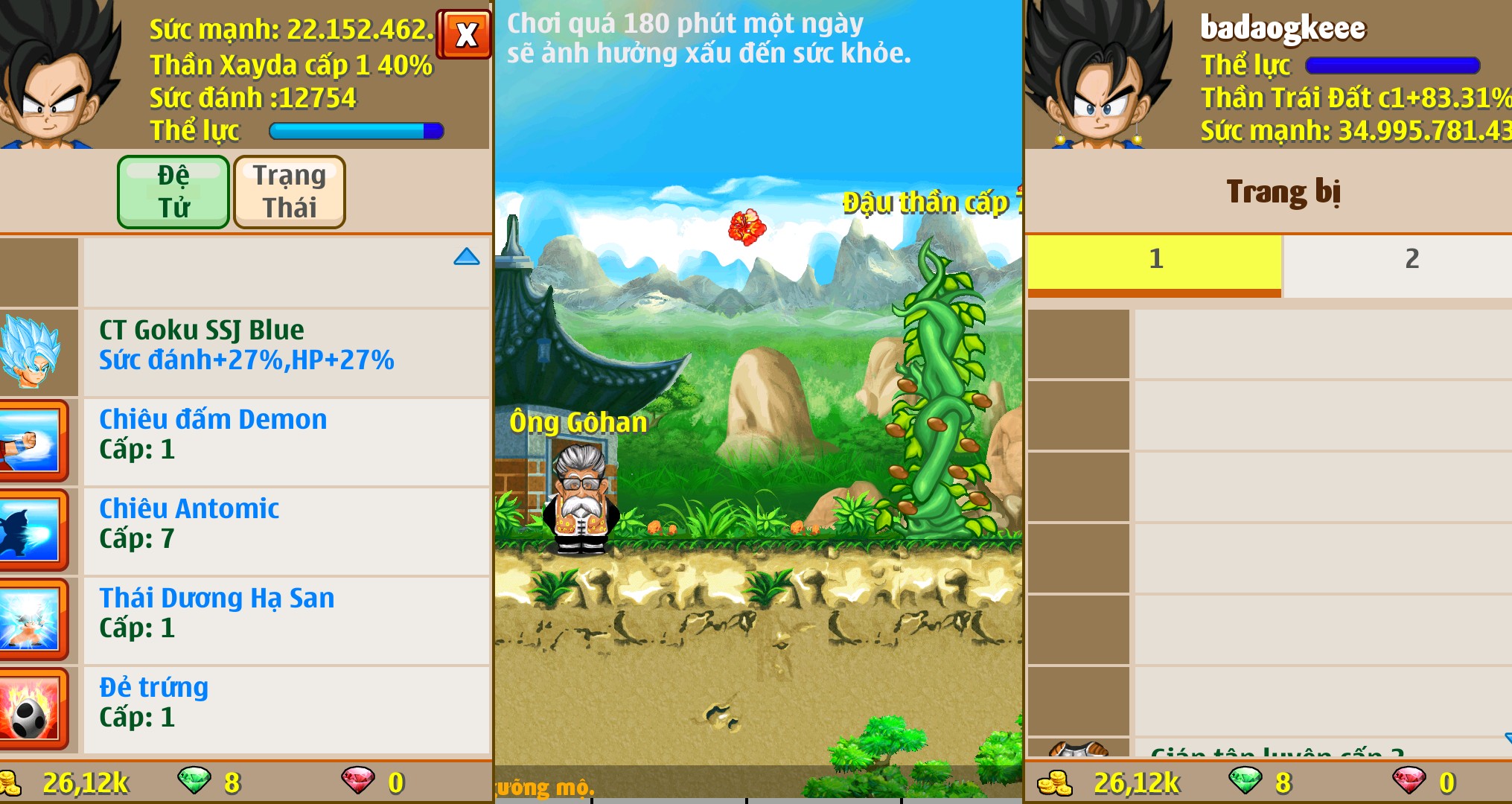 Nick Ngọc Rồng Online VIP giá rẻ, NickDaoquan.Vn, Shop Nick Ngọc Rồng