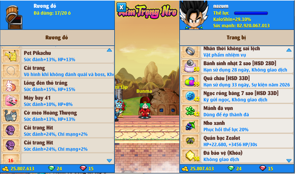 Nick Ngọc Rồng Online VIP giá rẻ, NickDaoQuan.Com, Shop Nick Ngọc Rồng