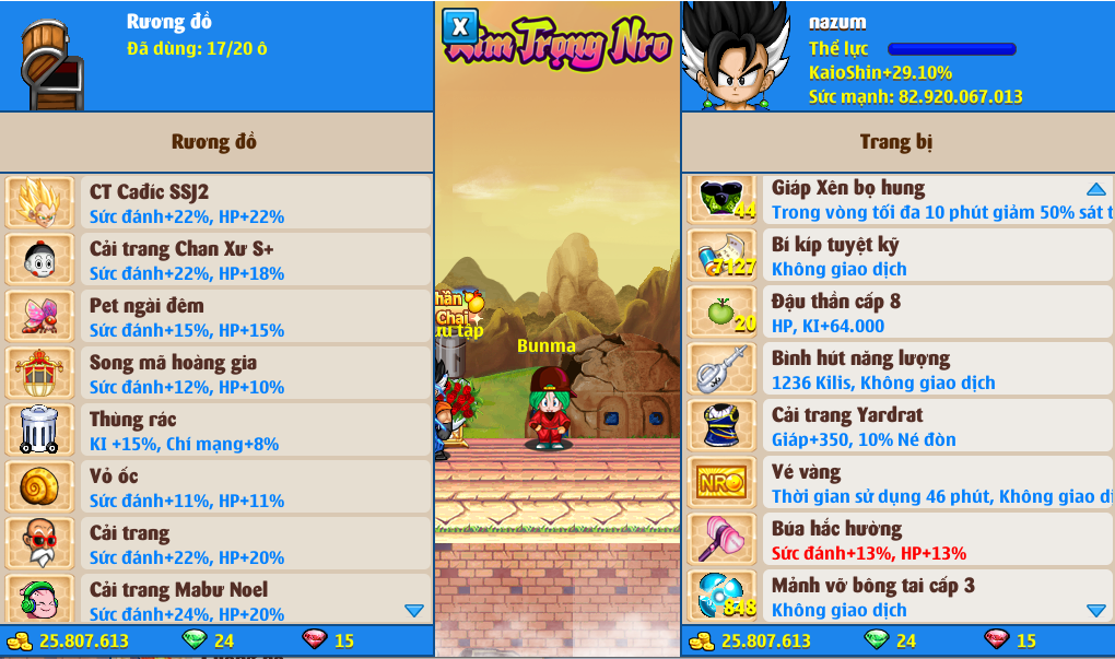 Nick Ngọc Rồng Online VIP giá rẻ, NickDaoQuan.Com, Shop Nick Ngọc Rồng