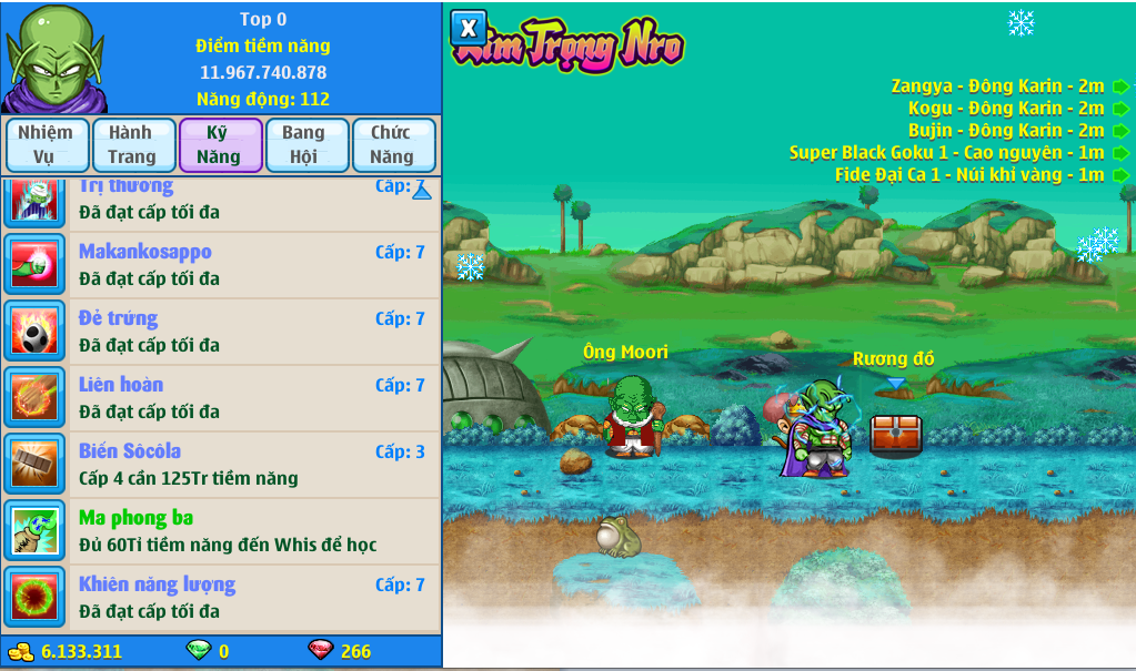 Nick Ngọc Rồng Online VIP giá rẻ, NickDaoQuan.Com, Shop Nick Ngọc Rồng