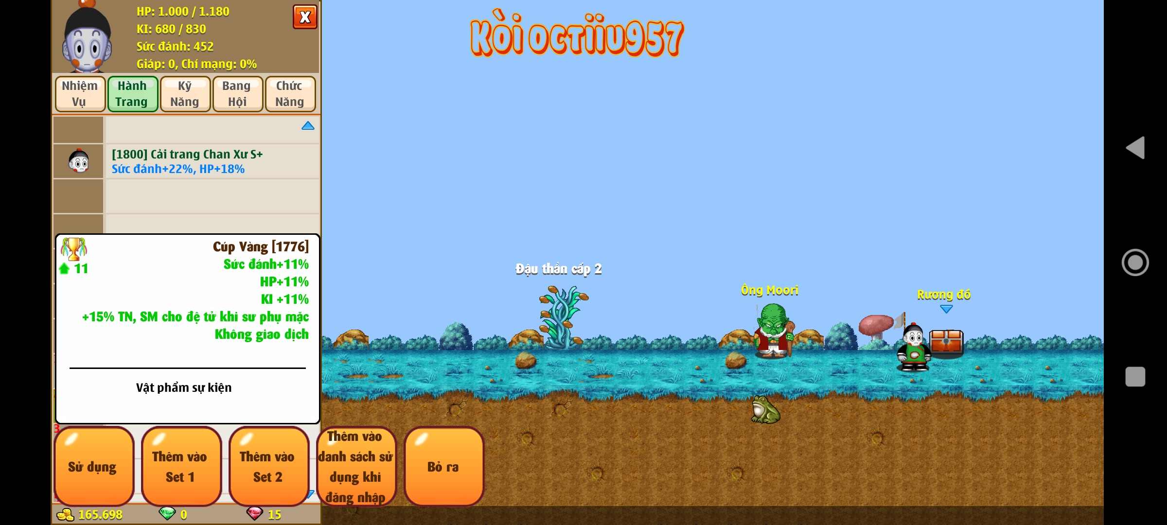 Nick Ngọc Rồng Online VIP giá rẻ, NickDaoQuan.Com, Shop Nick Ngọc Rồng